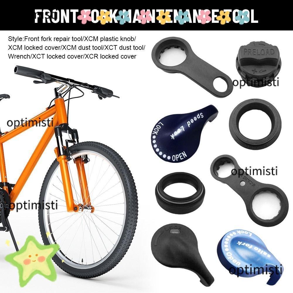 OPTIMISTI Front Fork Preload Black Damping Adjustment Knob 25