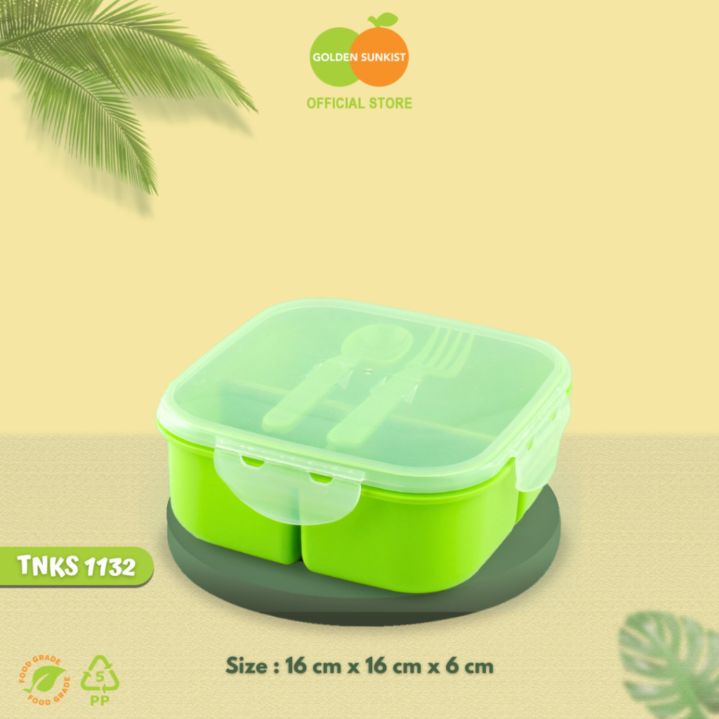 GOLDEN SUNKIST SQUARE RICE BOX (TNKS 1132) | Shopee Philippines