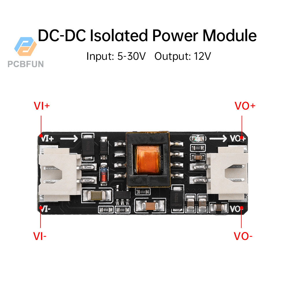 Pcbfun DC-DC DC Isolated Power Module Wide Voltage Input 5-36V Output ...