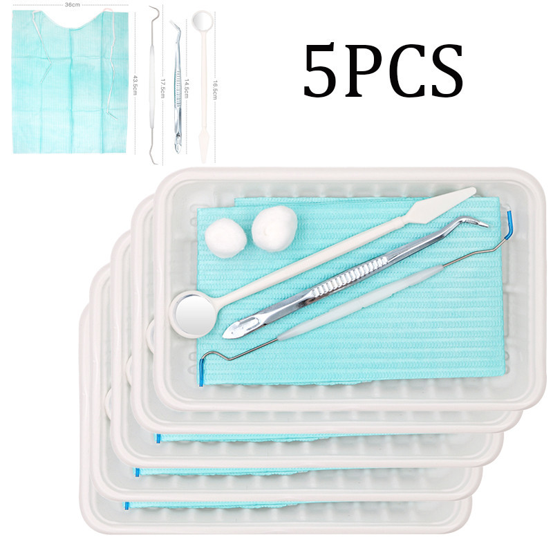 Dental Disposable Oral Package Mouth Mirror Tweezer Instrument Box ...