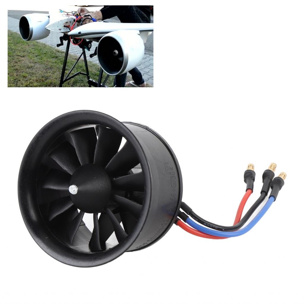 Wowowi Fockety Electric Ducted Fan RC EDF 50mm 11 Blades Airplane for ...