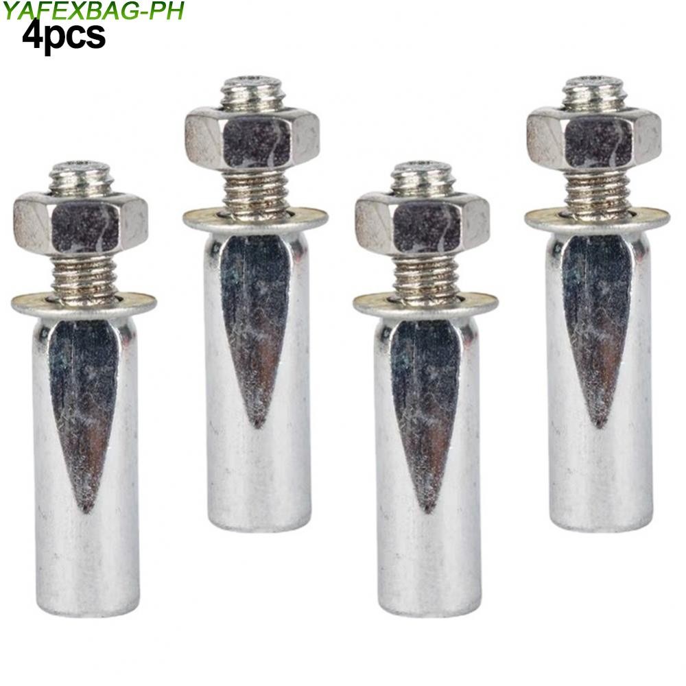 Lot De 4 Axes De Pédalier Vélo 9.5 Mm – Avec écrous Et Rondelles – Acier