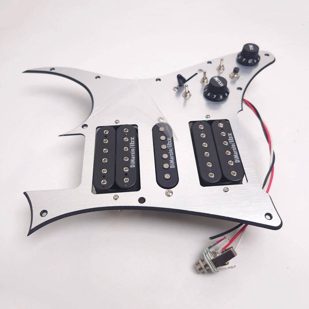 Guitar Prewired Loaded Pickguard HSH Alnico 5 Humbucker Coil Split For ...