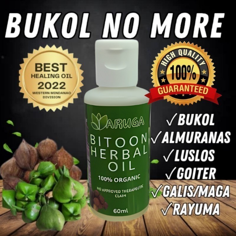 ARUGA BITOON HERBAL OIL 60ML | Shopee Philippines