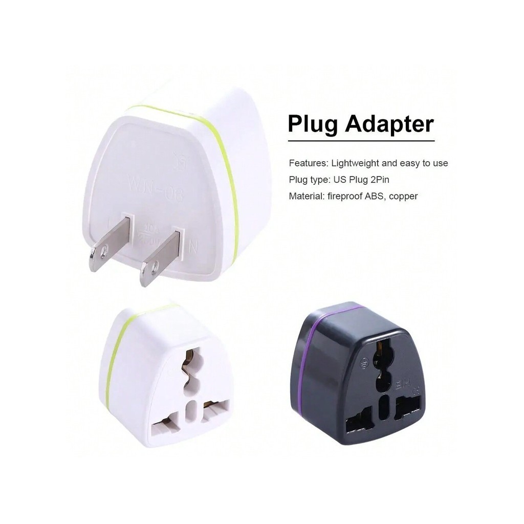 Universal American Connector European AU EU UK To US Power Plug Adapter