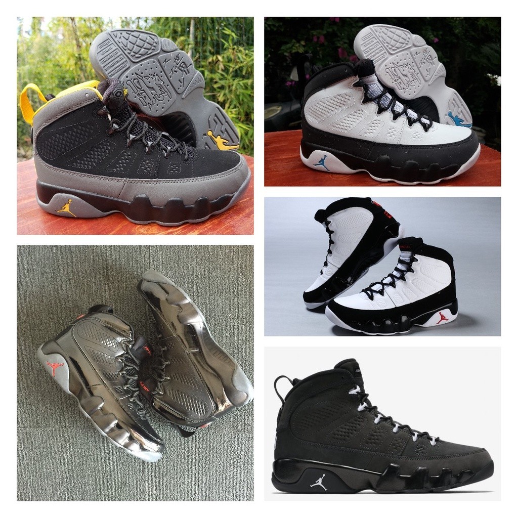 Air Jordan 9 OG 9 Retro Men Basketball Shoes Jumpman 9s Fir Red Particle Grey Racer University Blue Gold Bred Patent Anthracite Light Olive Black Cat Mens Trainer Outdoor Sneakers Shopee Philippines