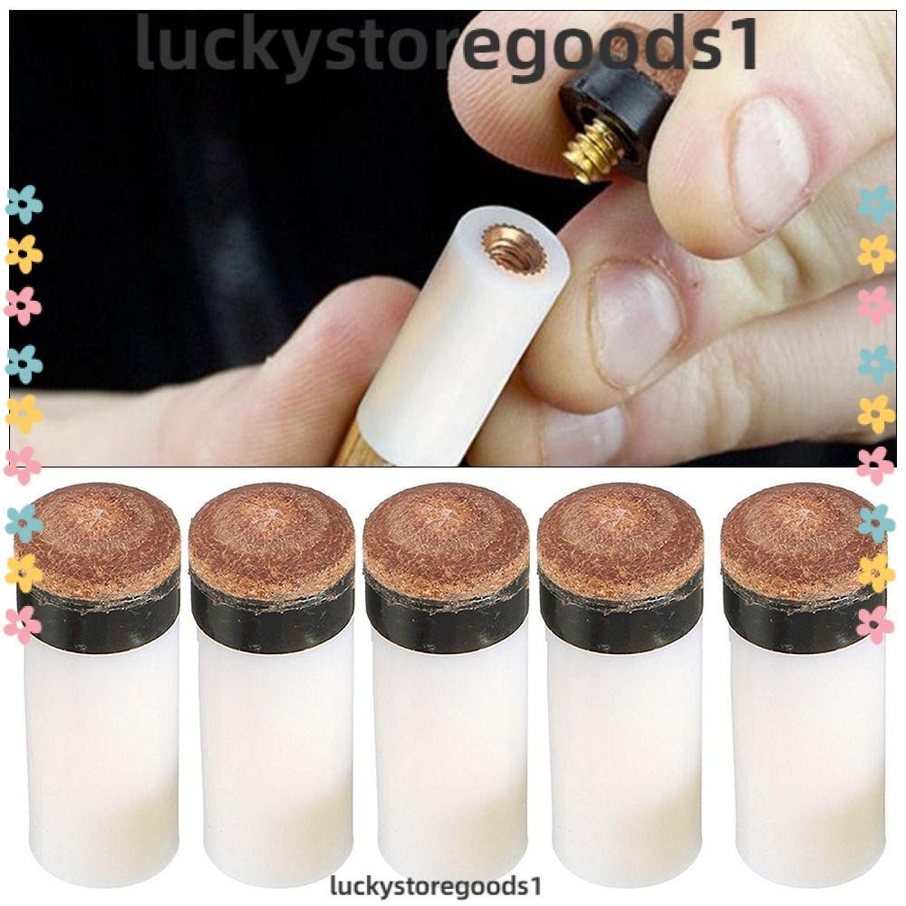 LUCKYSTOREGOODS 5Pcs/Pack Replacement Tip, Pool Cue Snooker Accessory ...