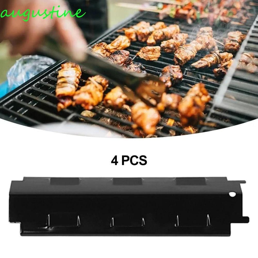 AUGUSTINE 2/4Pcs Gas Grill Heat Plate, Portable Stainless Steel Grill Heat Tents, Barbeque Heats