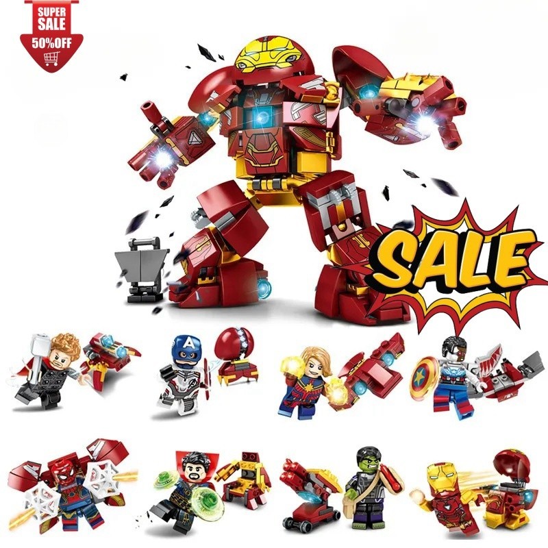 Mini Marvel Anime Series Anti-Hulk Assembly Building Blocks - Children ...