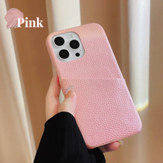 For iphone15 promax /14/14pro/14/13PROMAX/case/ Lychee pattern card ...