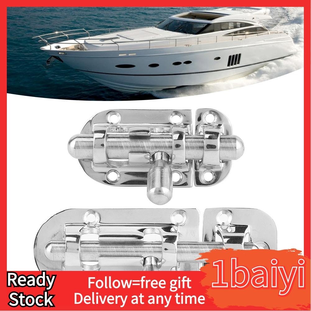 1baiyi Barrel Bolt Stainless Steel Marine Boat Cabin Door Latch Lock Handware Fittings Shopee