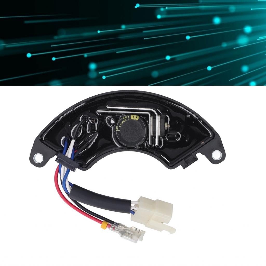 Half Moon Style 6-Wire Plastic Shell AVR Voltage Regulator, 250V 470UF For 5kw Generator