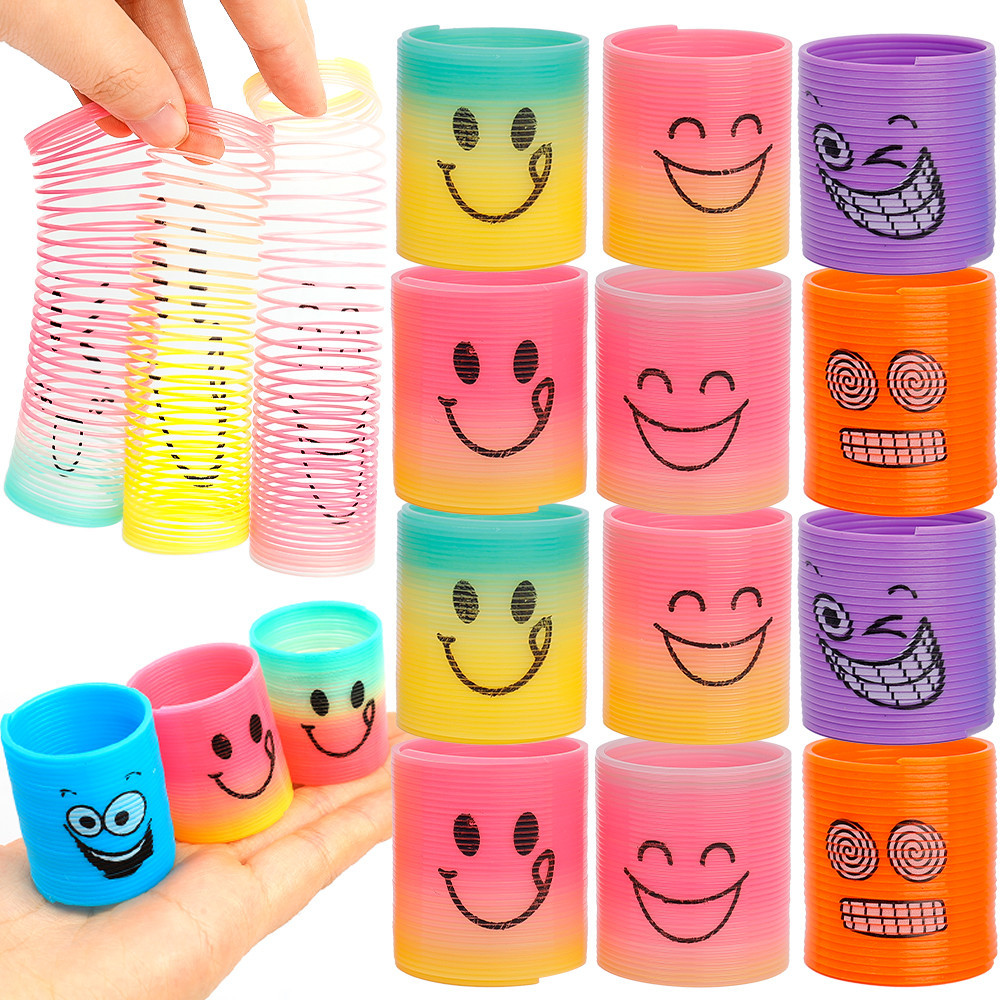 Kindergarten Colourful Spring Coil Prizes - Funny Flexible Toy - Cute ...