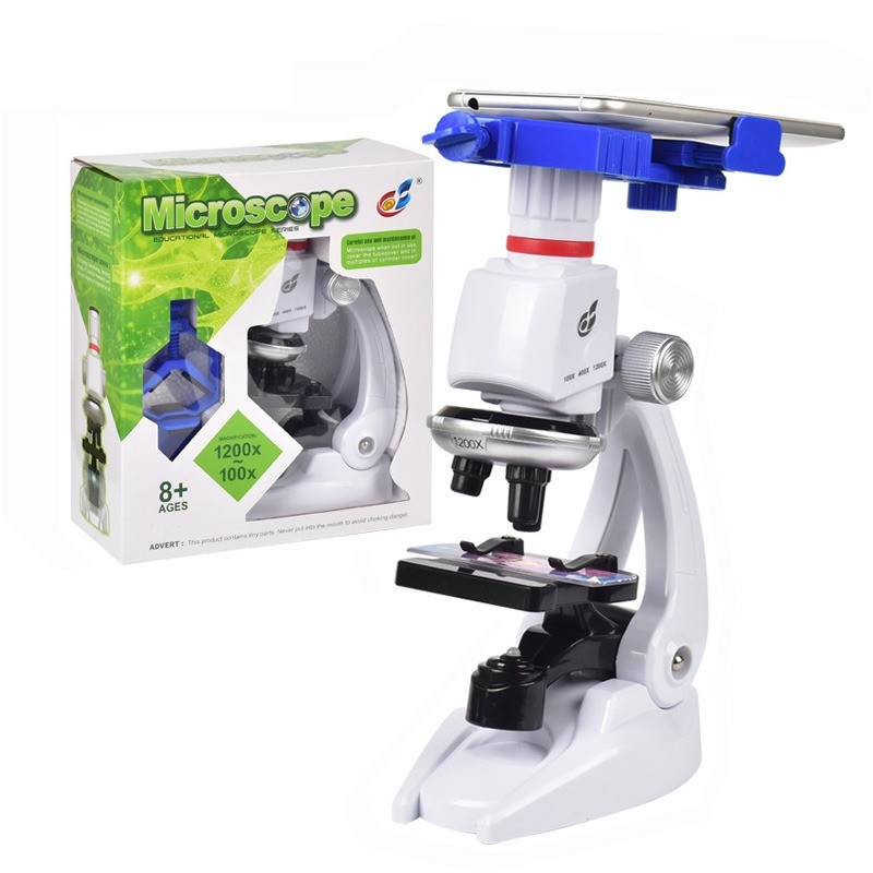 Microscope Set 1200X LED Home School Science Educational For Kids Child ...