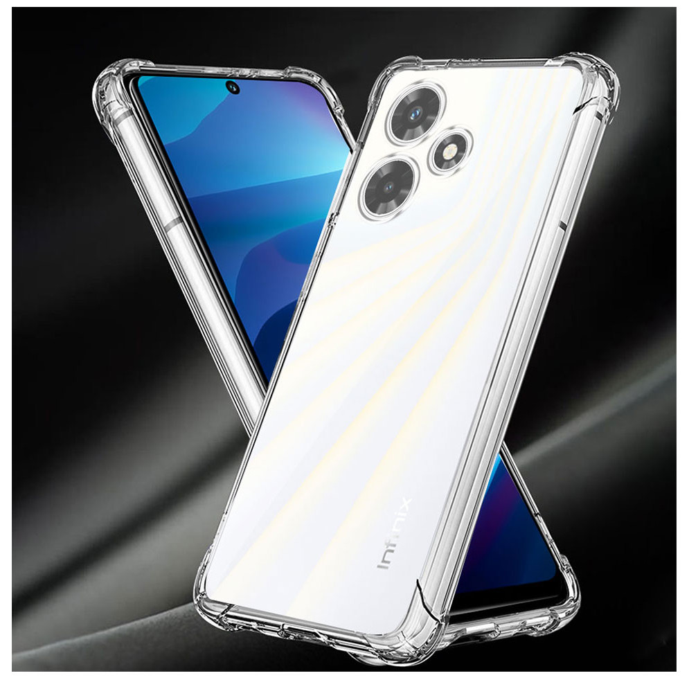 For Infinix Hot 30 4G Case Silicone Soft Clear Shockproof Casing For ...