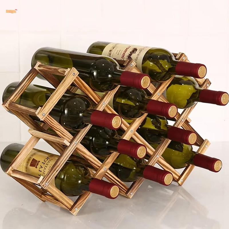 Sweet Red Wine Rack Wooden Display Rack Living Room Wine Cabinet ...