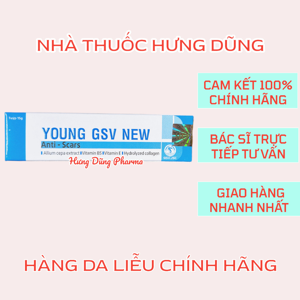 Young GSV New 15g - Effective cream to reduce scars and acne scars ...