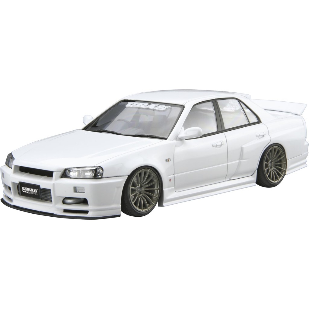 AOSHIMA 1/24 The Tuned Car Series No.04 Nissan URAS ER34 Skyline TYPE-R ...