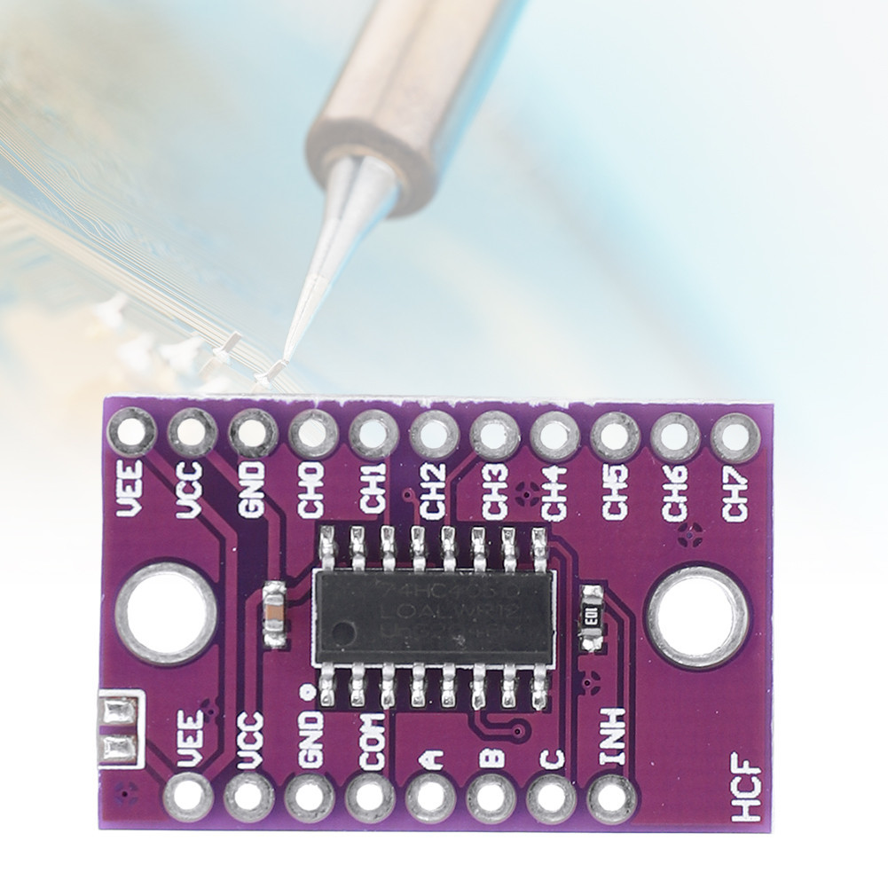 74HC4051 CD4051 Single 8-Channel Analog Multiplexer Selector Module for ...