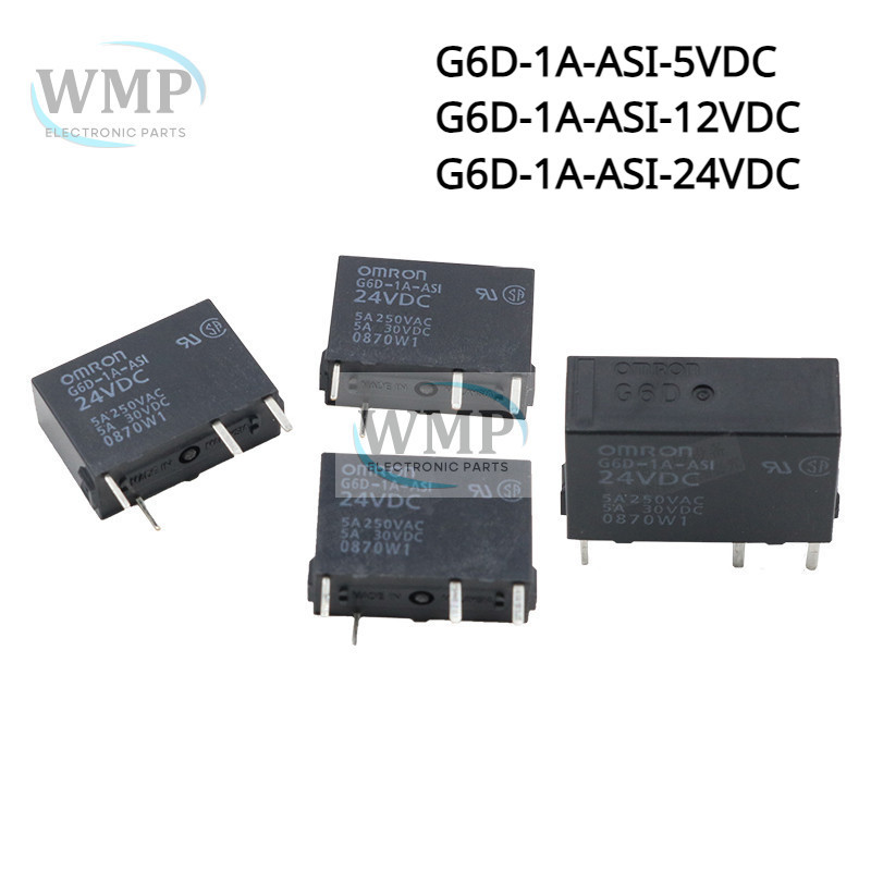 Original Power Relay G6D-1A-ASI-24VDC 5V 12V 24V New | Shopee Philippines