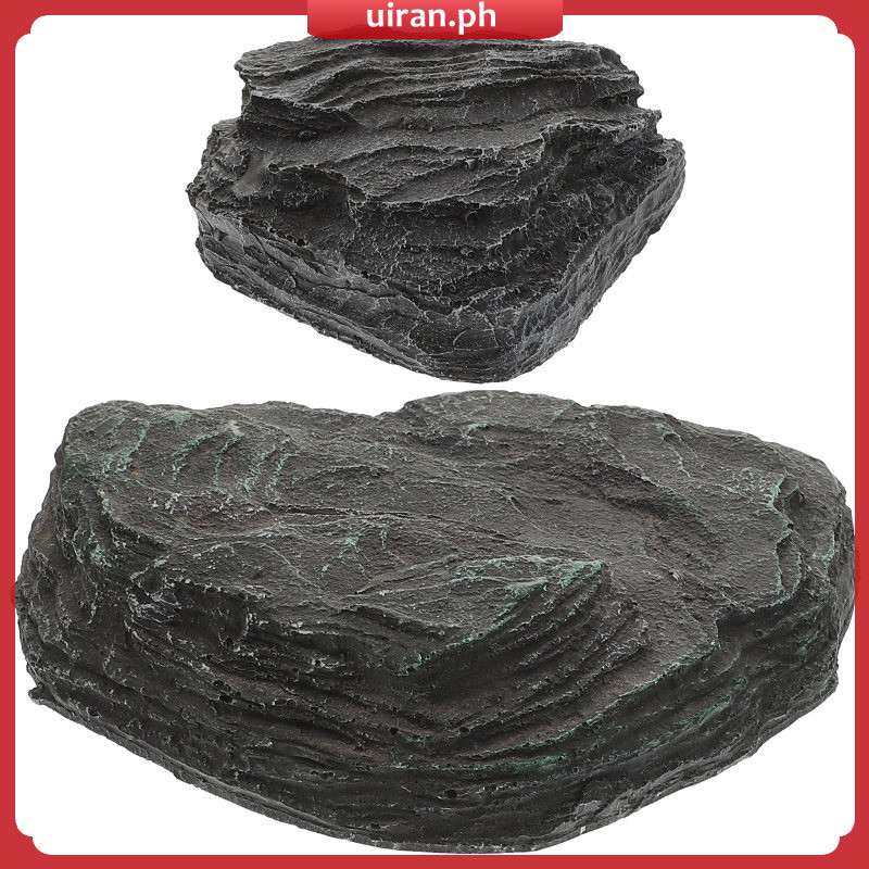 Fish Tank Decor Aquarium Floating Stone Accessories Rocks Hiding Cave ...
