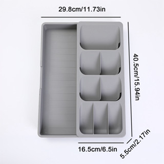 [YYF] Kitchen Adjustable Kitchenware Storage Tray Knife Fork Spoon ...