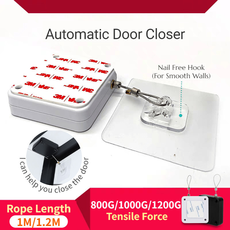 Automatic Door Closer Buffer Steel Wire Rope Door Closer 800G-1200G ...