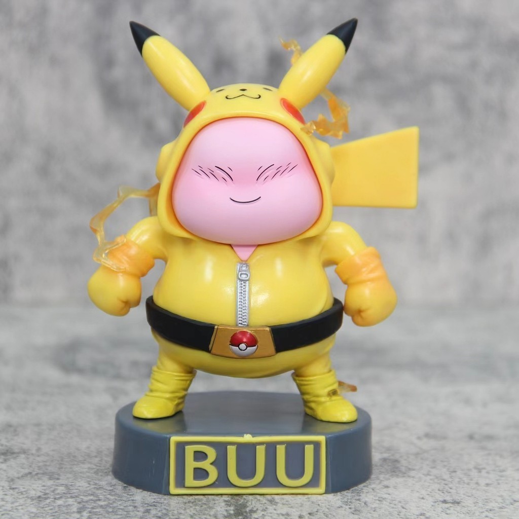 Dragon Ball Figure Pikachu COS Demon Fat Buuu Model Decoration Pokemon ...