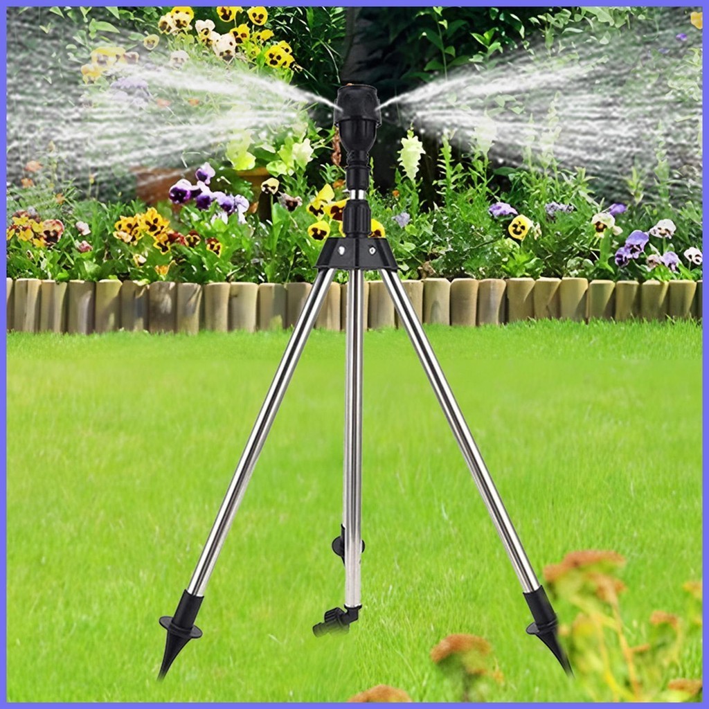 Tripod Sprinklers for Yard Long Distance Rotating Tripod Sprinklers ...