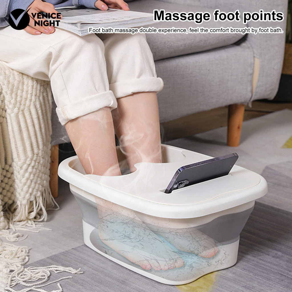 [VNMX] Swim Pool Foot Rinse Station Pool Foot Spa Portable Collapsible ...