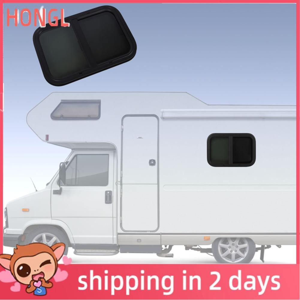 Honglai Generic Vertical Sliding Black RV Window for Teardrop Cargo ...