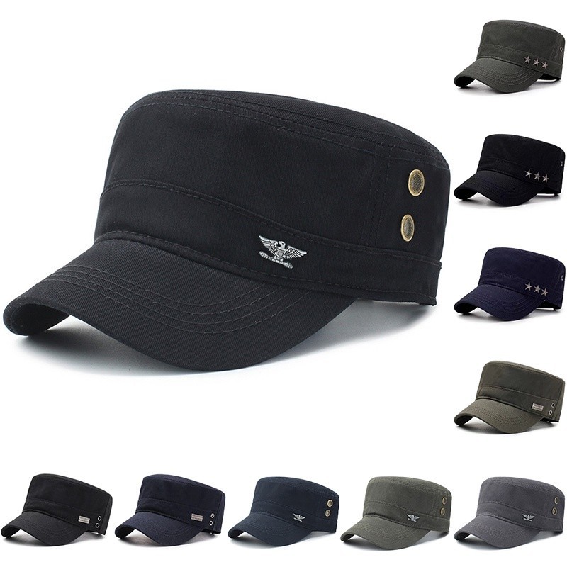 Jeorywoet Gorra de béisbol Red Star Army Cap Vintage Men