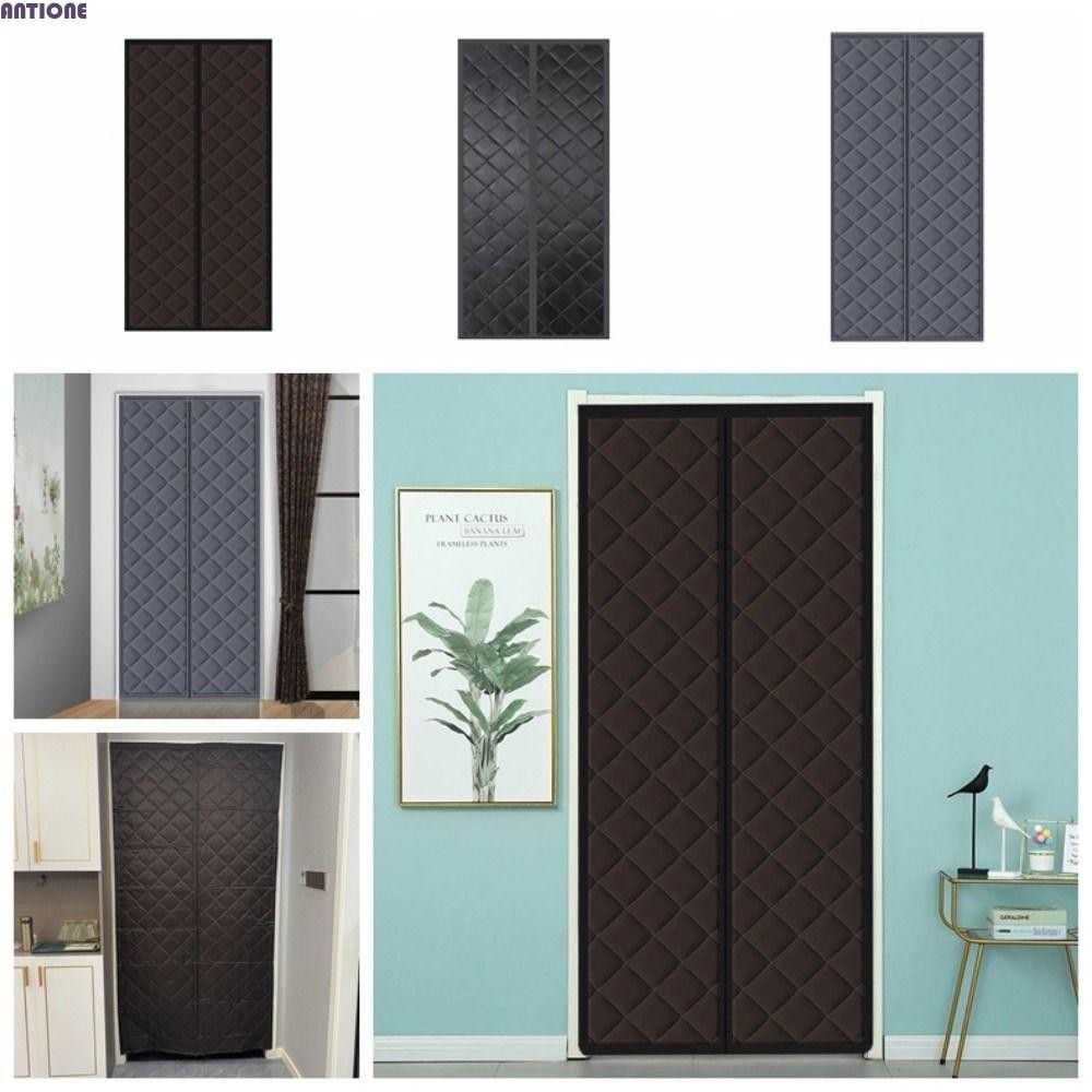 ANTIONE Winter Door Curtain, Magnetic Thermal Insulated Door Cover ...