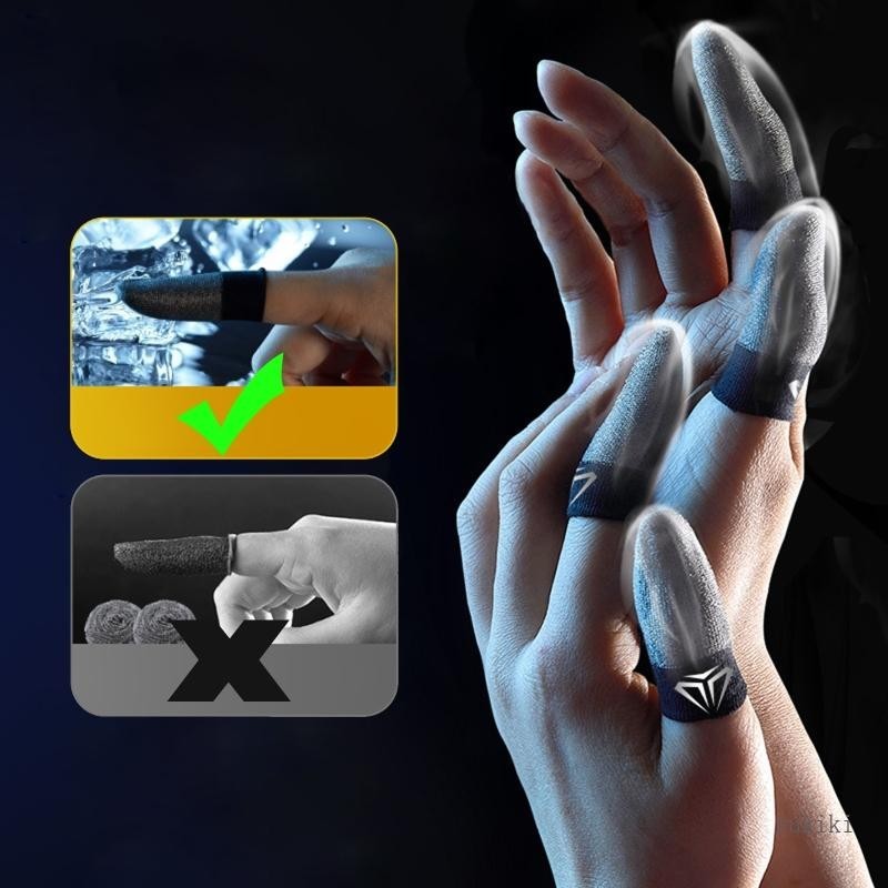 Kiki Finger Cover Breathable Game Controller Finger Sleeve For Sweat ...