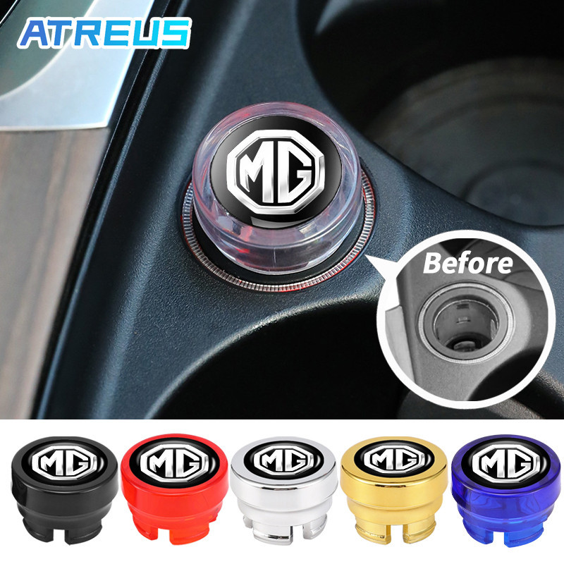 MG Car Cigarette Lighter Cover Dust-Proof Auto Power Plug Socket Cover Cigarette  Socket Protection For MG HS ZS EP MG5 MG3 MG4 EV 4 5 6 GM Mulan 2023 VS HEV 