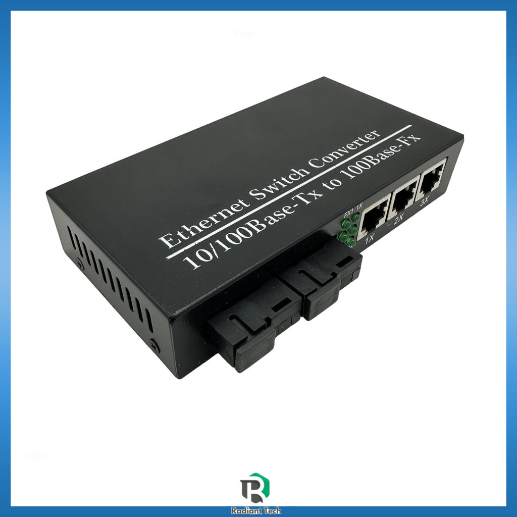 Fiber Switch 2 Sc Port 3 Rj45 Port 10 100m Fiber Transceiver Media Converter Single Mode