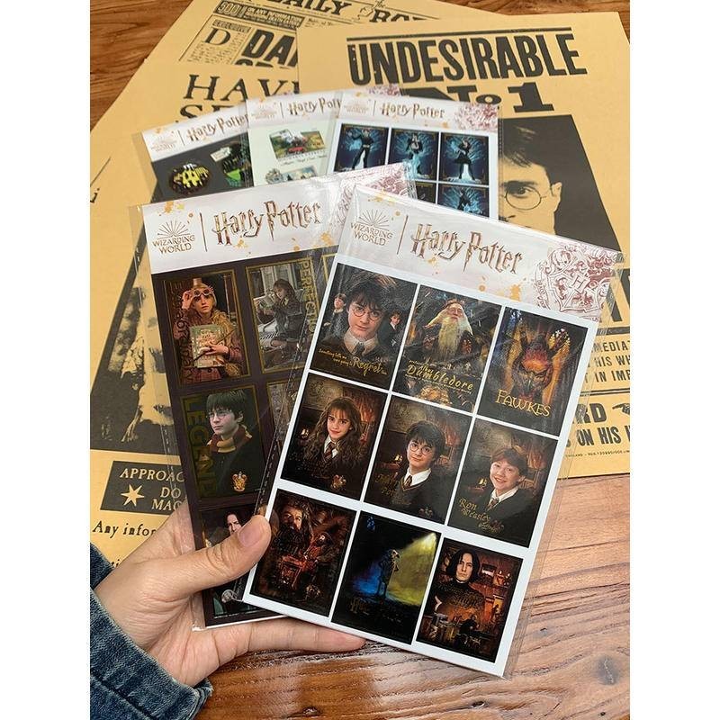 Harry Potter stickers Hogwarts Characters Bronzing stickers Chamber of ...