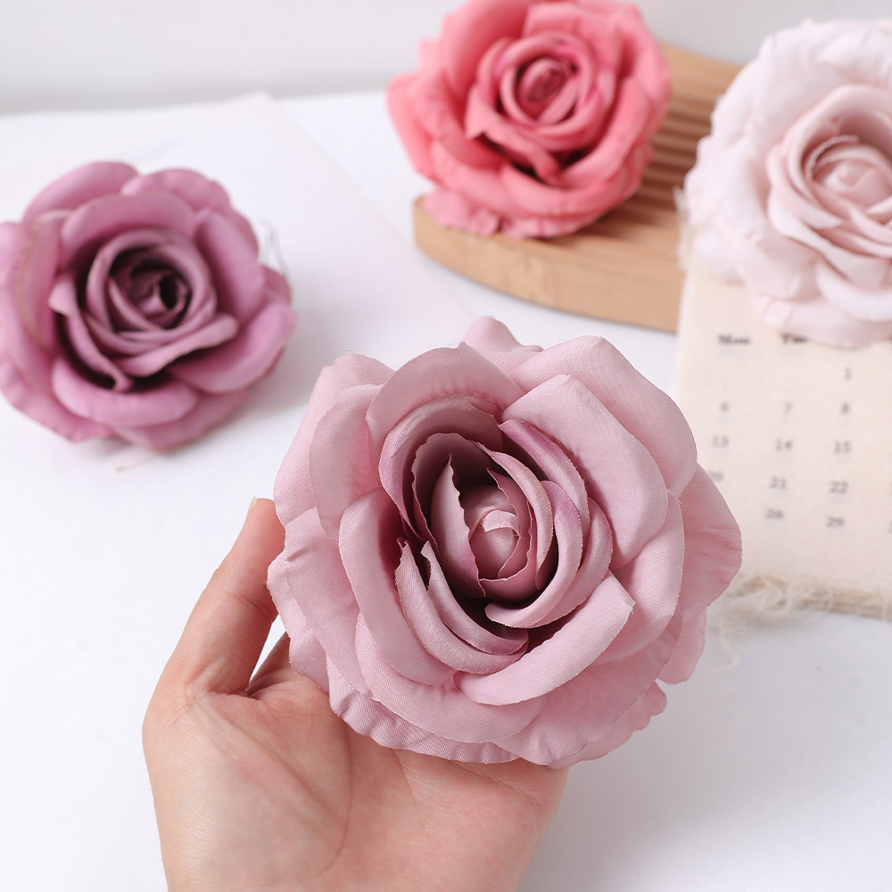 10CM Duty Rose Artificial Flower Simulation Flowers Wedding Decoration ...