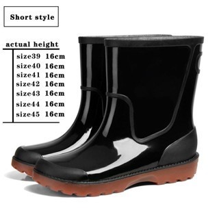 Coleman Rain Boots Mens Hi Cut Mid Cut Heavy Duty PVC Rain Boots Shopee Philippines