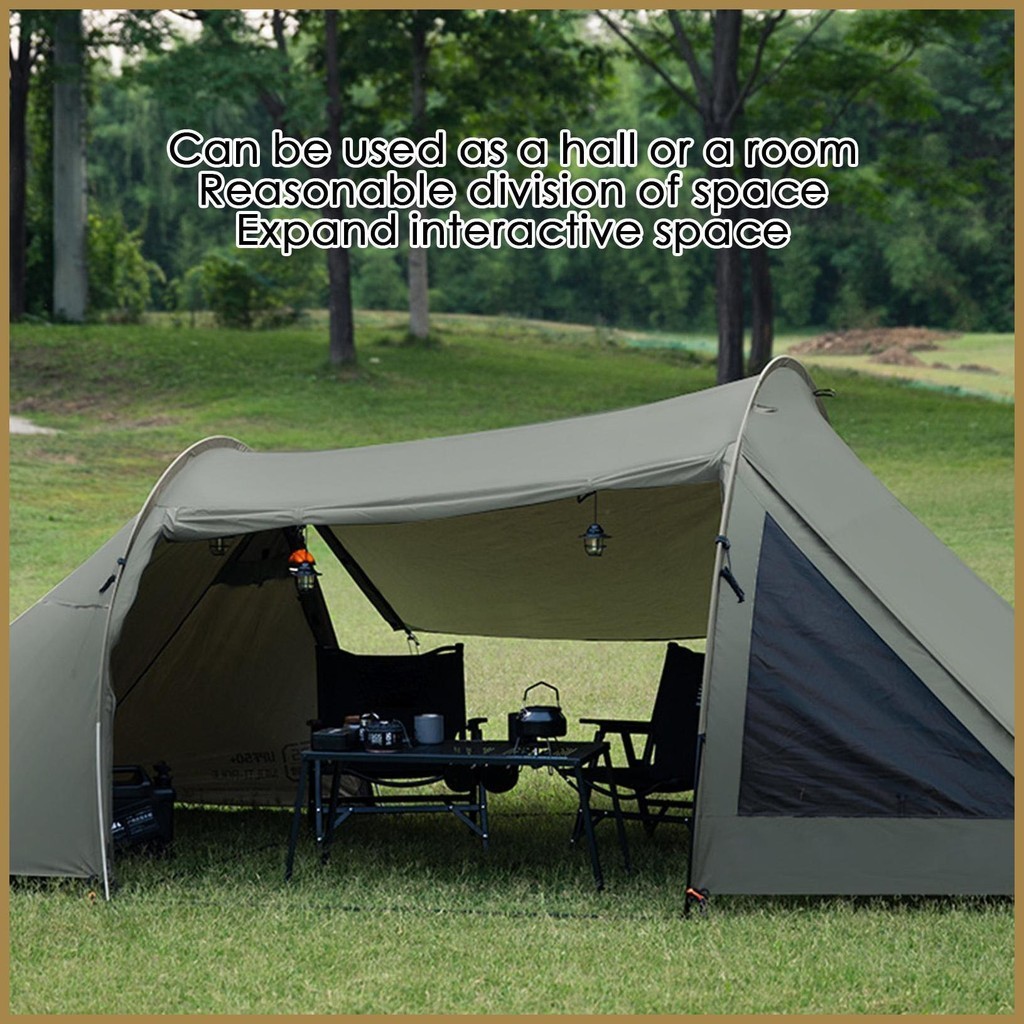 Large Camping Tents Family Tent With Room Divider And Screen Porch