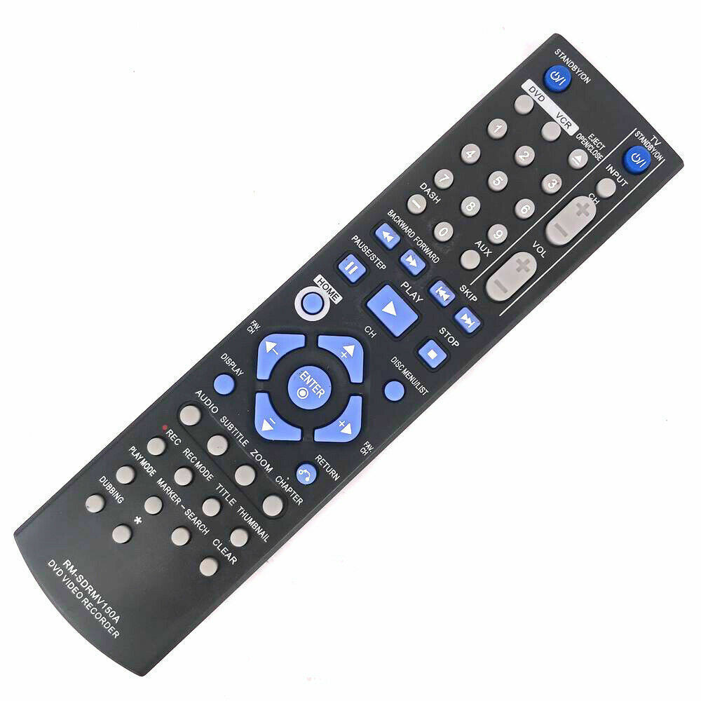New Remote Control RM-SDRMV150A For JVC DVD VIDEO Recorder RM-SDRMV100A ...