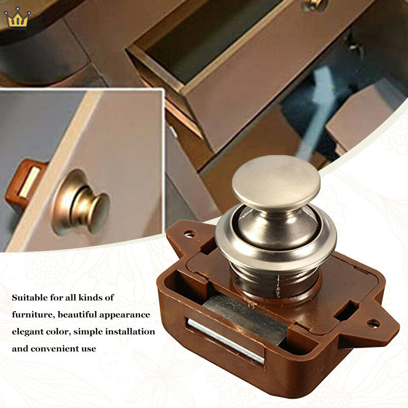 Car RV lock RV cabinet lock Keyless yacht press lock boat handle lock ...