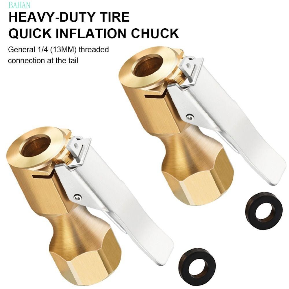 BAHAN Tire Inflation Valve Adapter, Portable Deflated Tire Inflatable ...