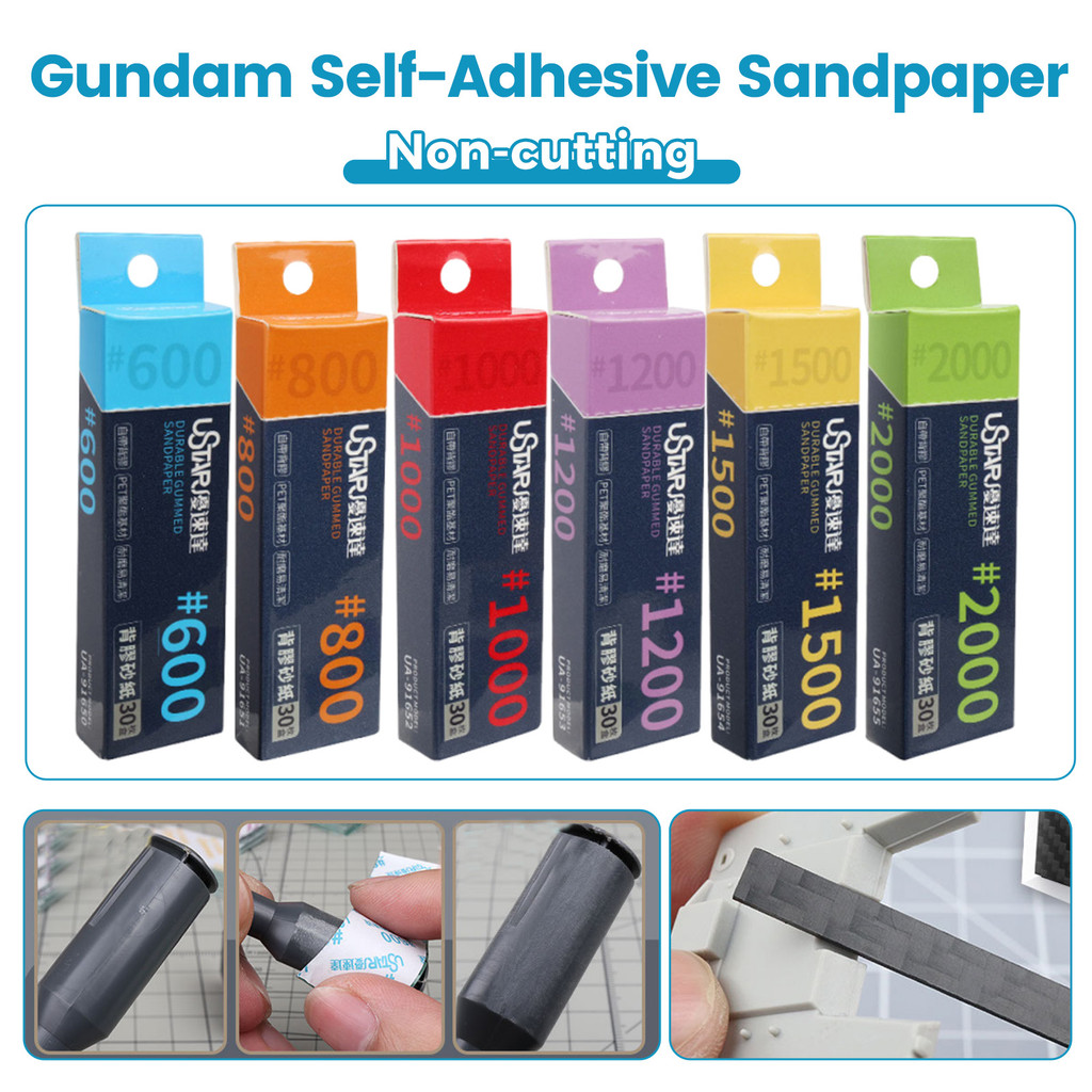Ustar 91650 Adhesive Sandpaper Durable Polyester Base Easy To Clean for ...