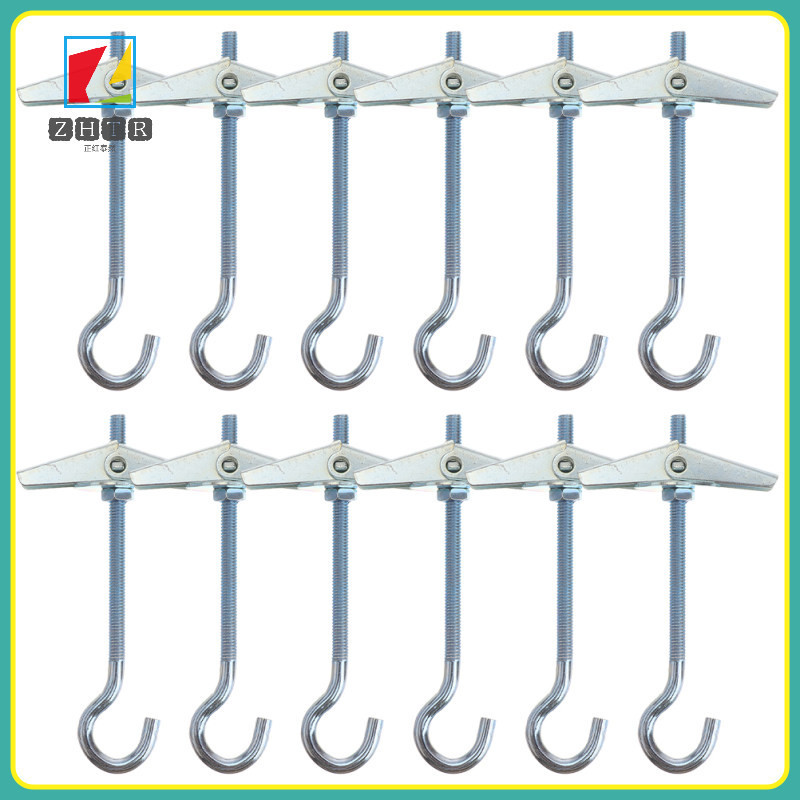 Heavy Duty Clothes Rack Ceiling Hook Hangers Wall Fixing Anchors Cup Hooks Hanging Plasterboard