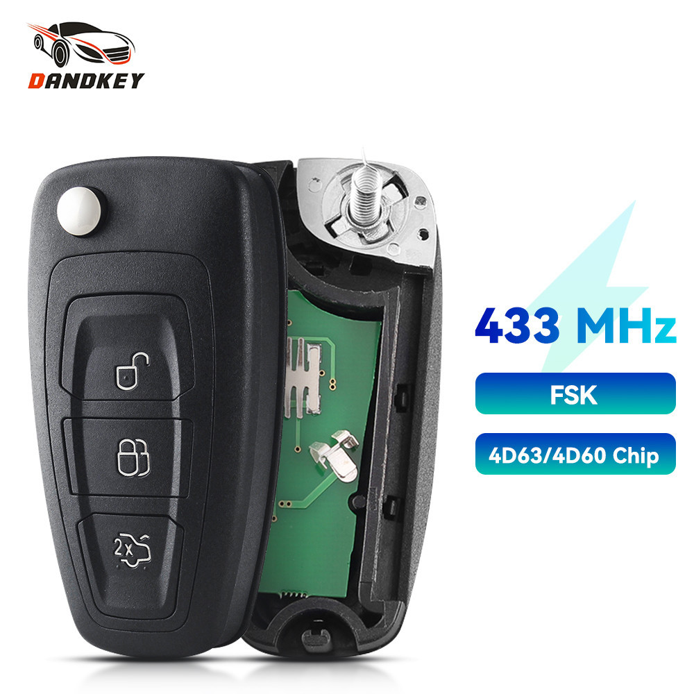 2/3 Buttons For Ford Ranger Para Focus FSK 5WK50165 With 4D63 40bit ...