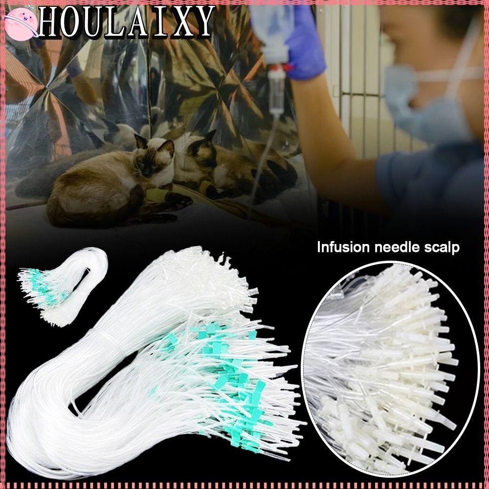 HOULAIXY 100pcs Animal infusion needle, pig sheep infusion needle scalp ...