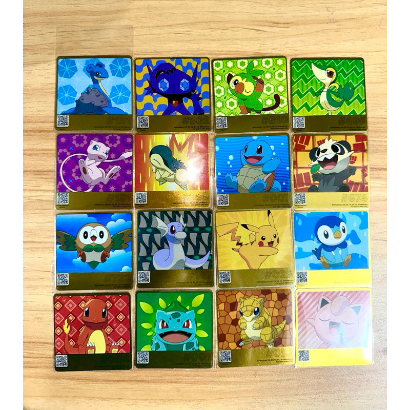 Pokemon x Oreo Photo Cards - Charmander Mew Lapras Grookey Squirtle ...