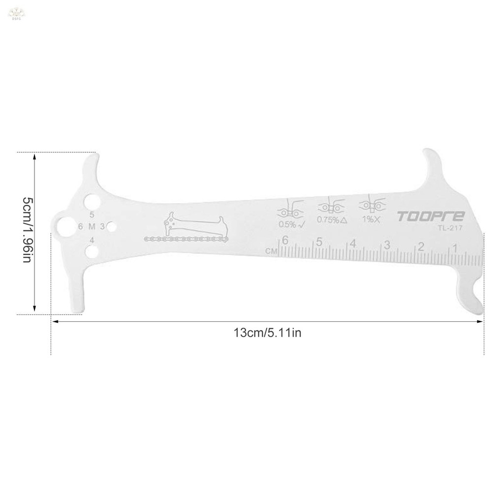 Chain Checker Tool Measuring Ruler Bike Chain Wear Indicator Gauge ...