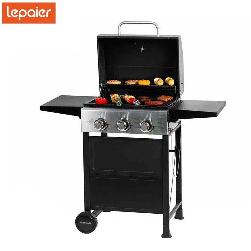 Lepair BBQ Grill Gas Patio BBQ Rack Villa Terrace Meat Grill5American ...